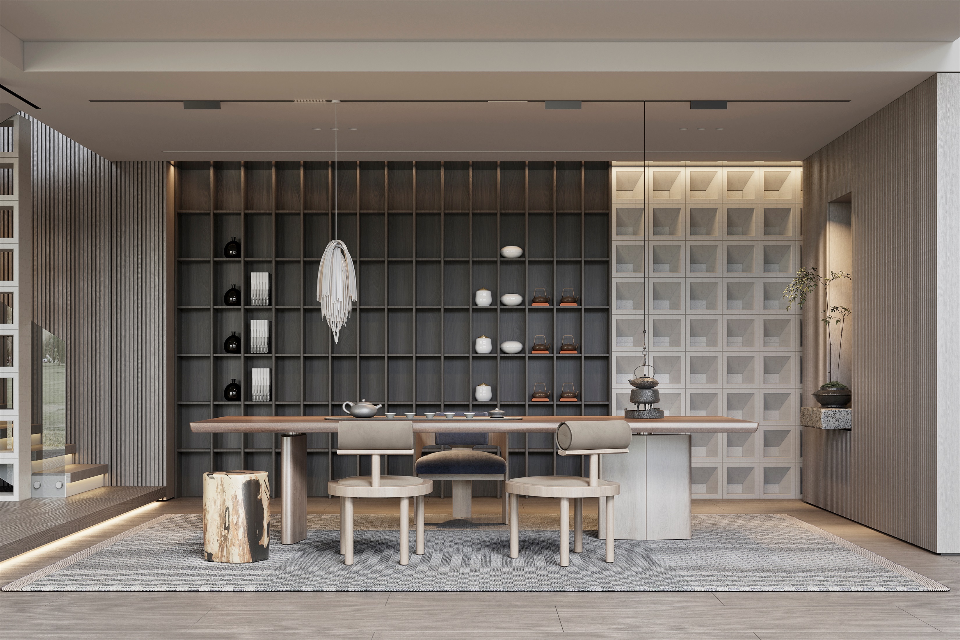絕美茶室設(shè)計(jì)｜中式茶空間的 N 種高級(jí)打開(kāi)方式