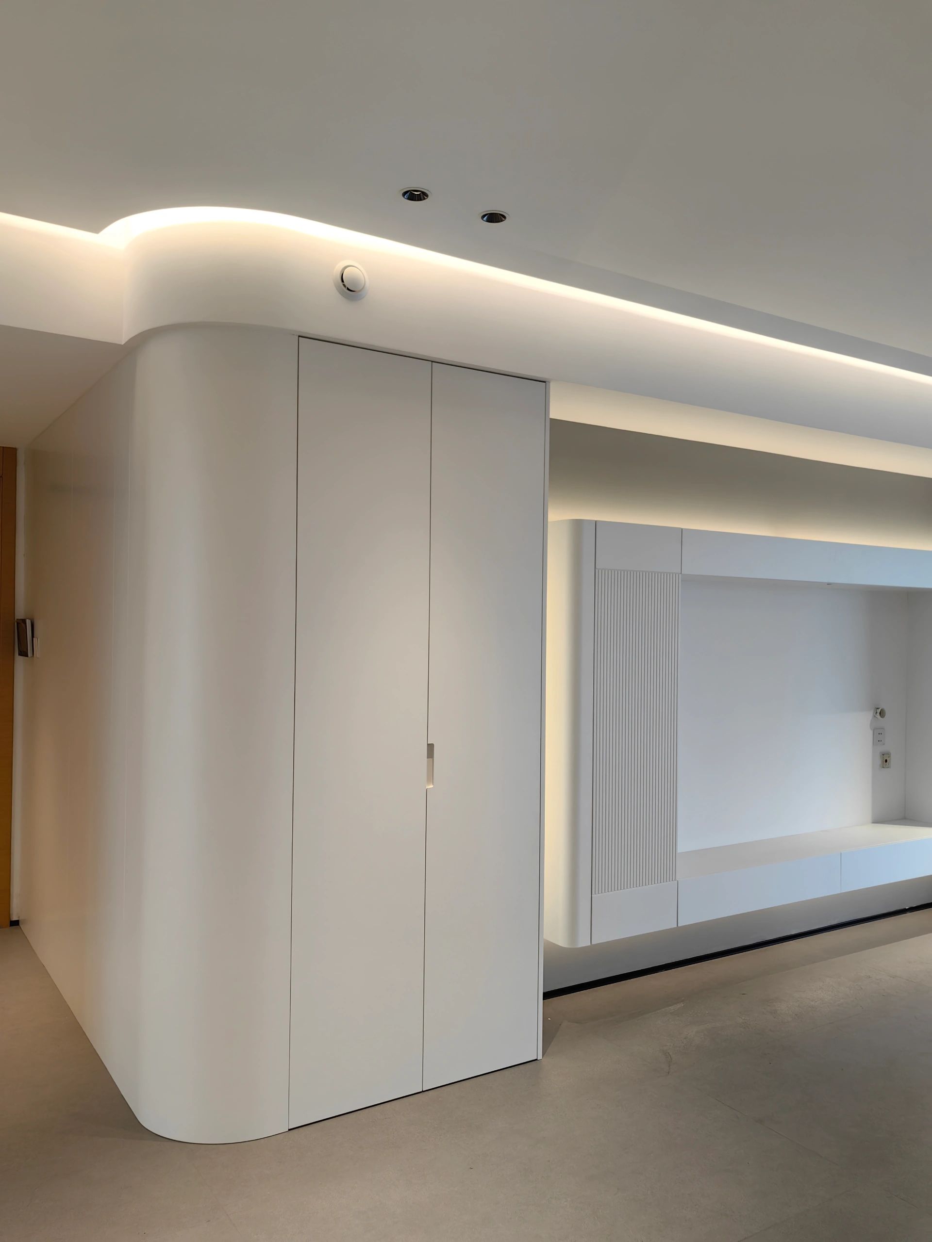 弧形柜設(shè)計(jì)，顏值實(shí)用雙在線